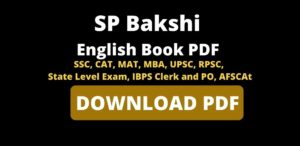 {Latest**} SP Bakshi English book PDF Free Download
