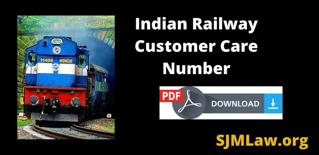 Indian Railway Customer Care Number