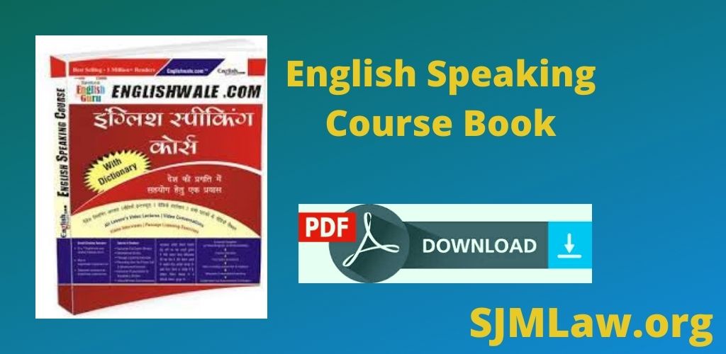 English Speaking Course Book PDF Download Free