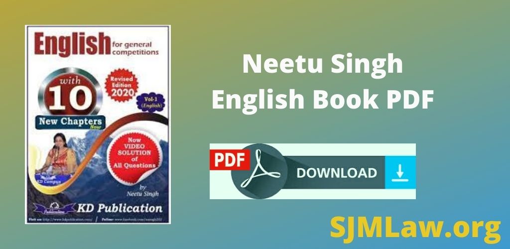 Neetu Singh English Book PDF Download