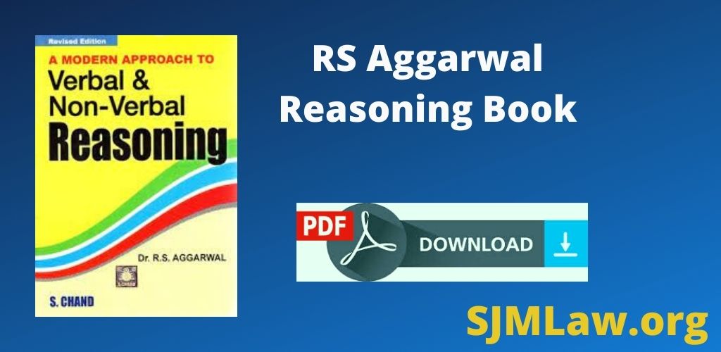 RS Aggarwal Reasoning Book PDF Download