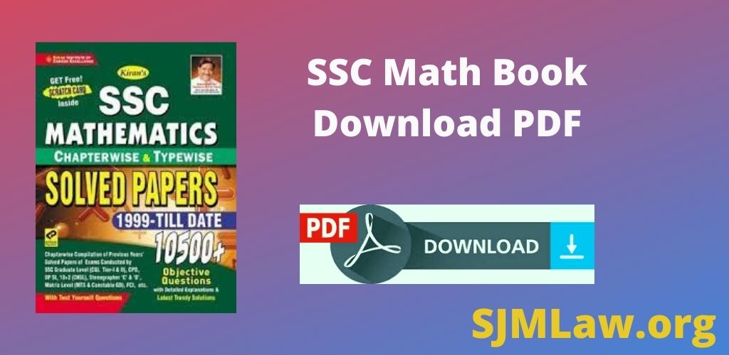 SSC Math Book Download PDF