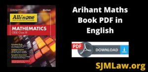 Arihant Maths Book PDF Download in English