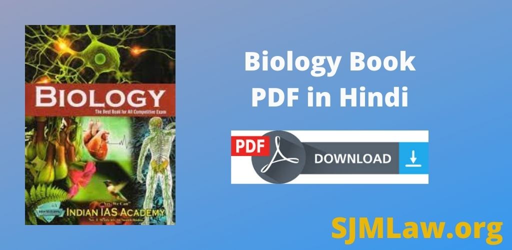 Biology Book PDF in Hindi