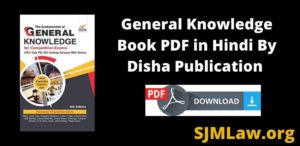 General Knowledge Book PDF in Hindi By Disha Publication