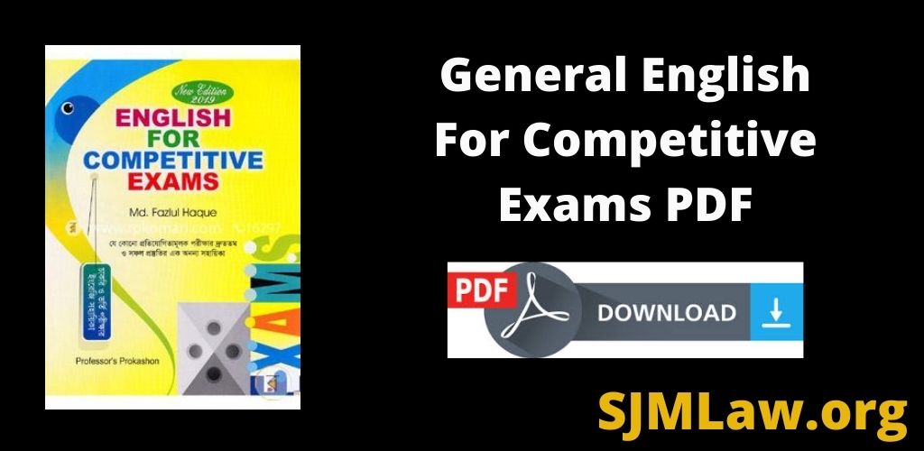 Details of English For Competitive Exams PDF