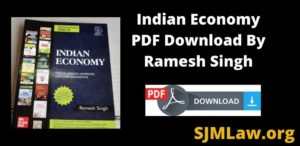 Indian Economy PDF Download By Ramesh Singh