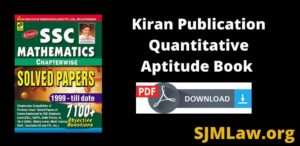 Kiran Publication Quantitative Aptitude Book PDF Free Download