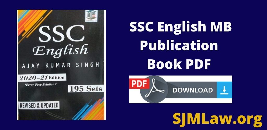 SSC English MB Publication PDF Download