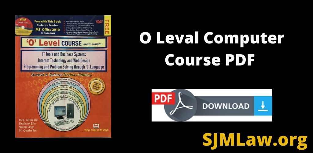 O Leval Computer Course PDF Download