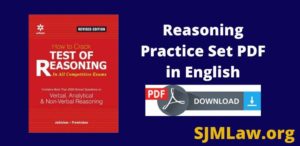 Reasoning Practice Set PDF Download in English