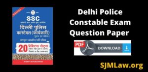 Delhi Police Constable Exam Question Paper PDF