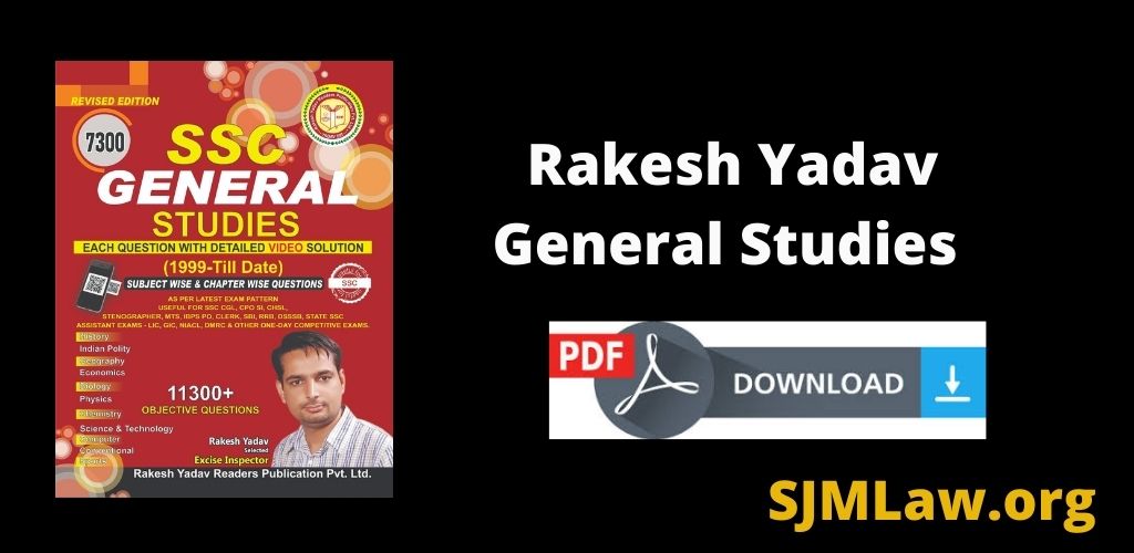 Rakesh Yadav General Studies PDF Download