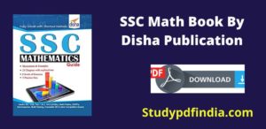 SSC Math Book PDF Download By Disha Publication